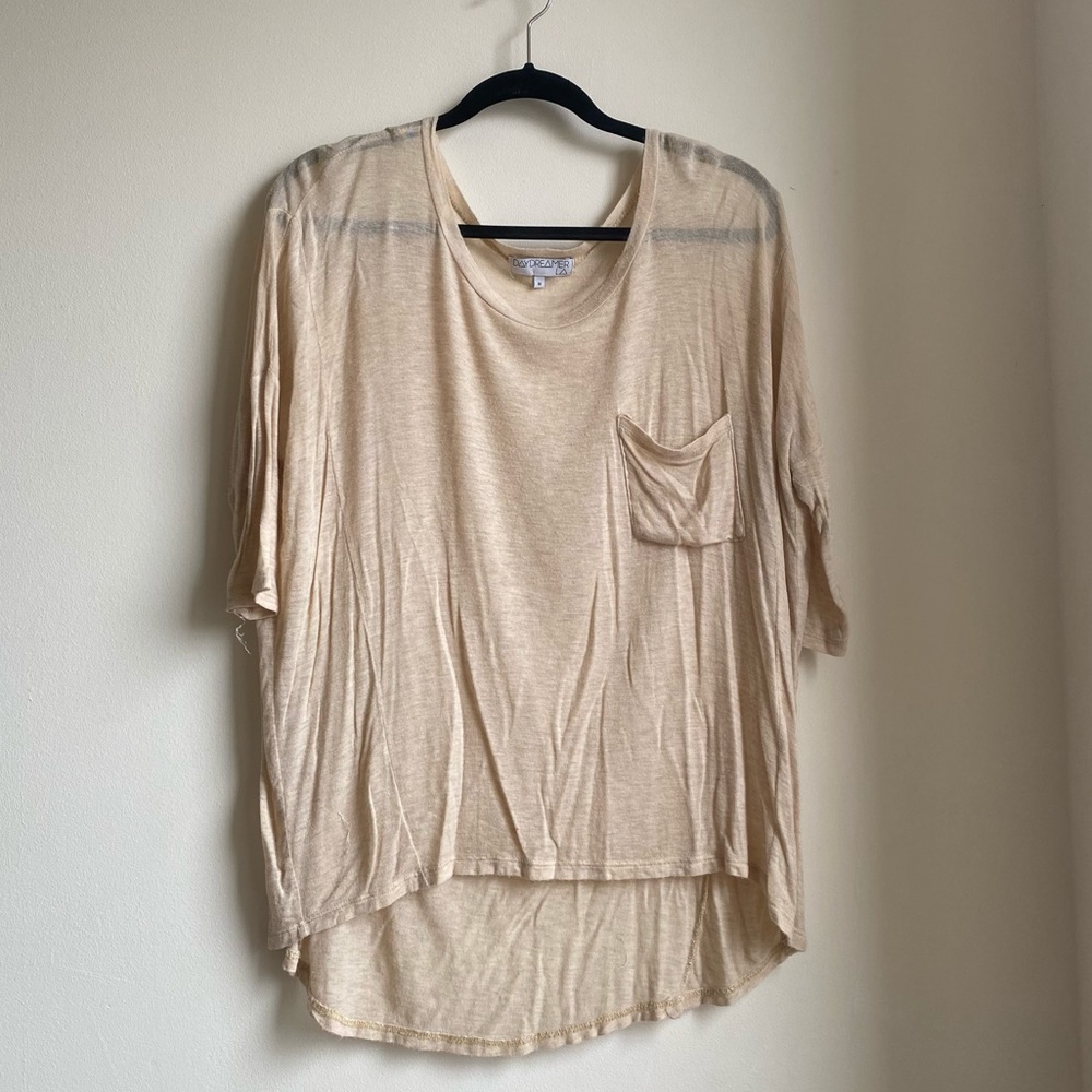 Sheer 3/4 Sleeve Top